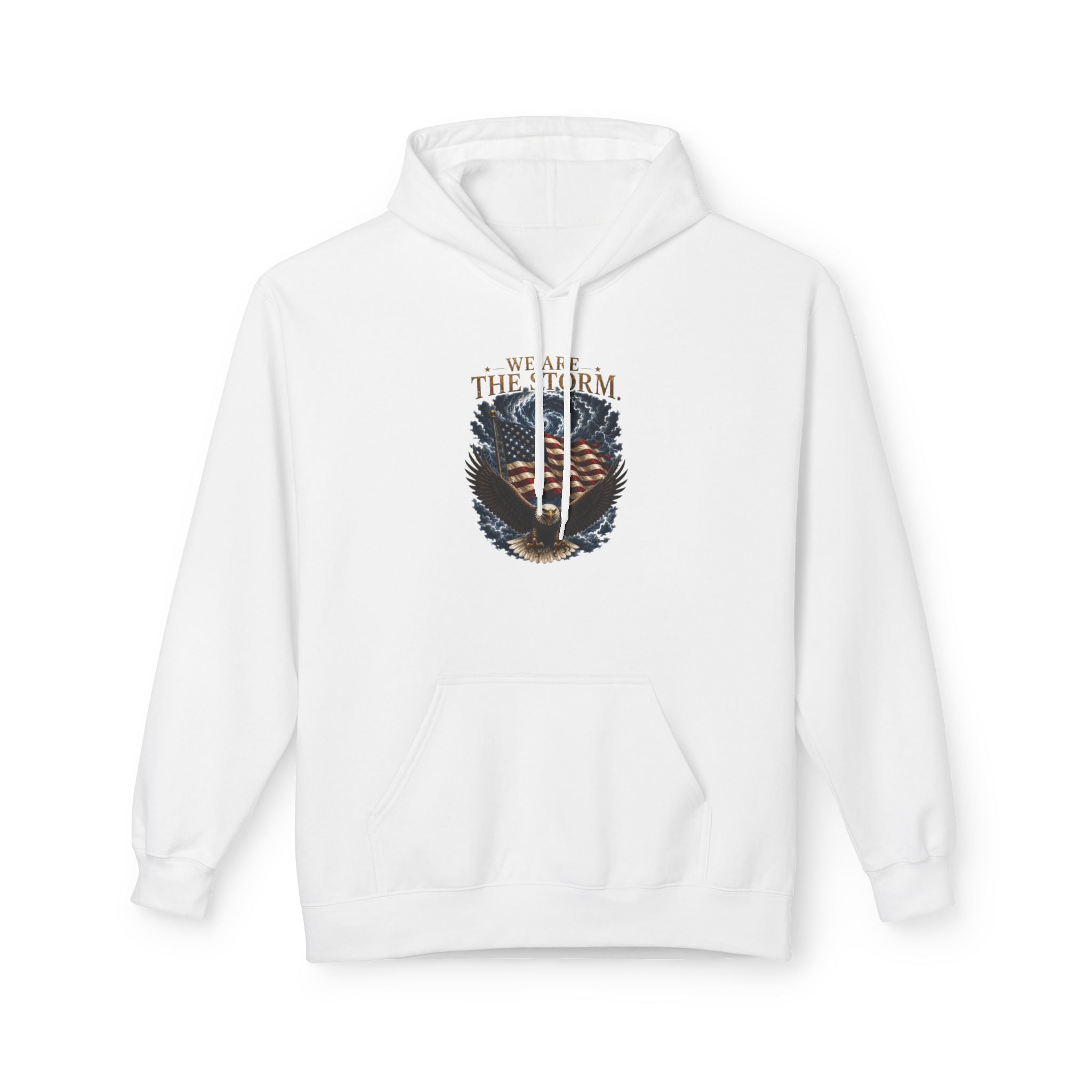 Freedom Forged Here American Flag Hoodie | Patriotic USA