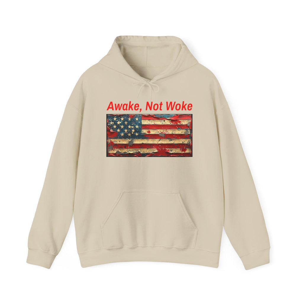 Awake Not Woke Hoodie | Political Statement Sweatshirt