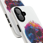 Colorful Drip Skull Phone Case | Hard Plastic Protective Case - 250 USA Celebration