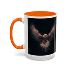 Fiery Flying Eagle Mug | Accent Coffee Mug 11oz 15oz - 250 USA Celebration