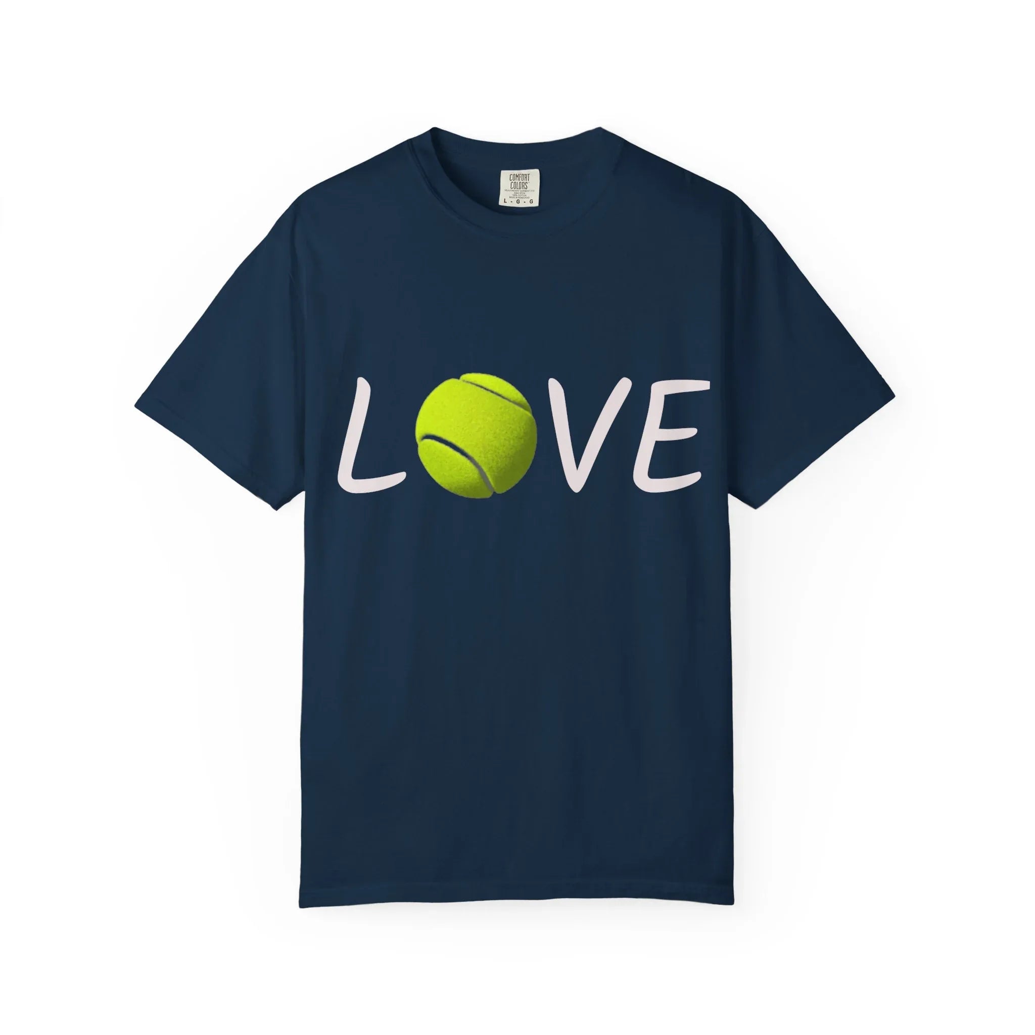 Tennis Ball LOVE T-Shirt | Tennis Lover Shirt, Sports Graphic Tee - 250 USA Celebration