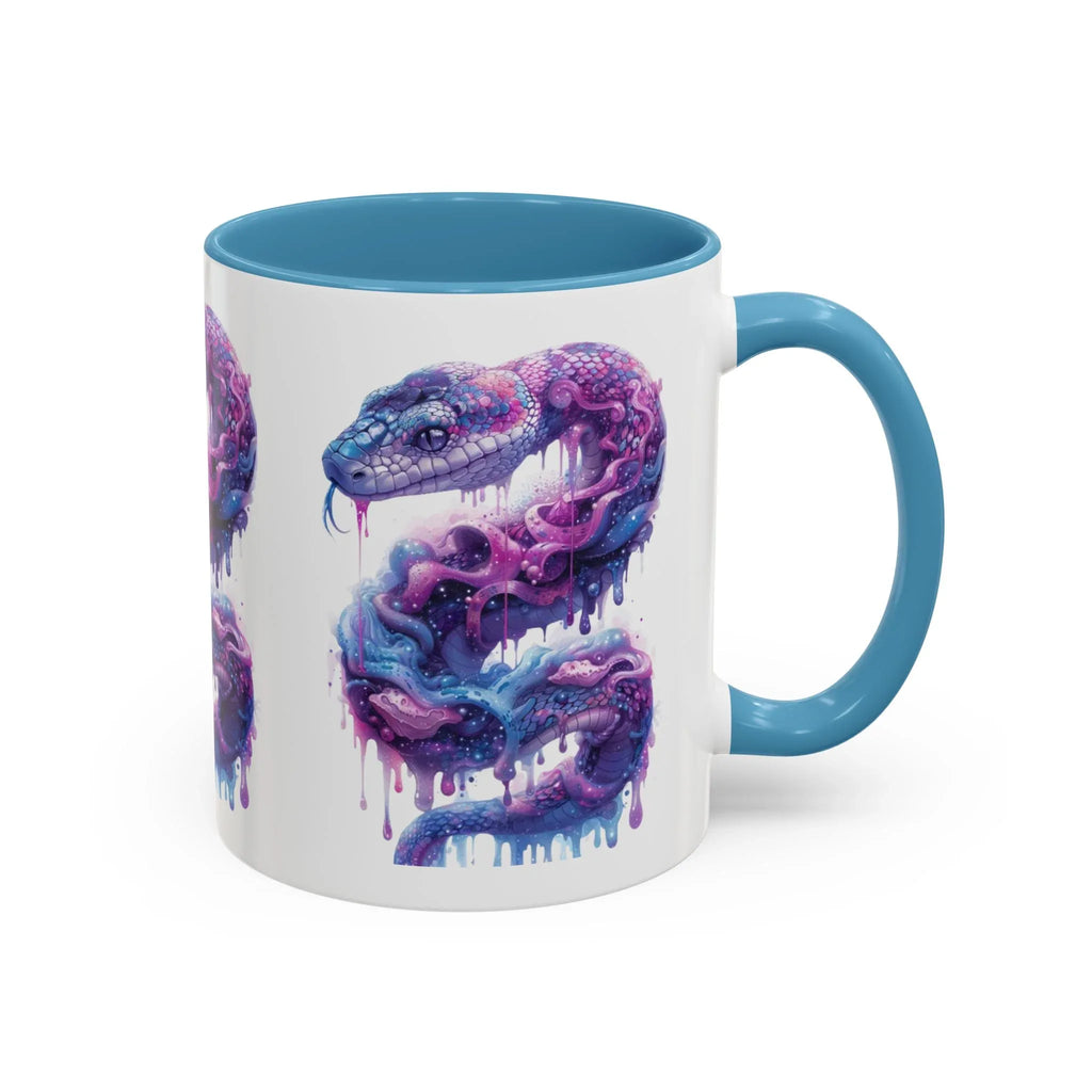 Psychedelic Ouroboros Snake Mug | Rainbow Galaxy Fractal Mushrooms - 250 USA Celebration