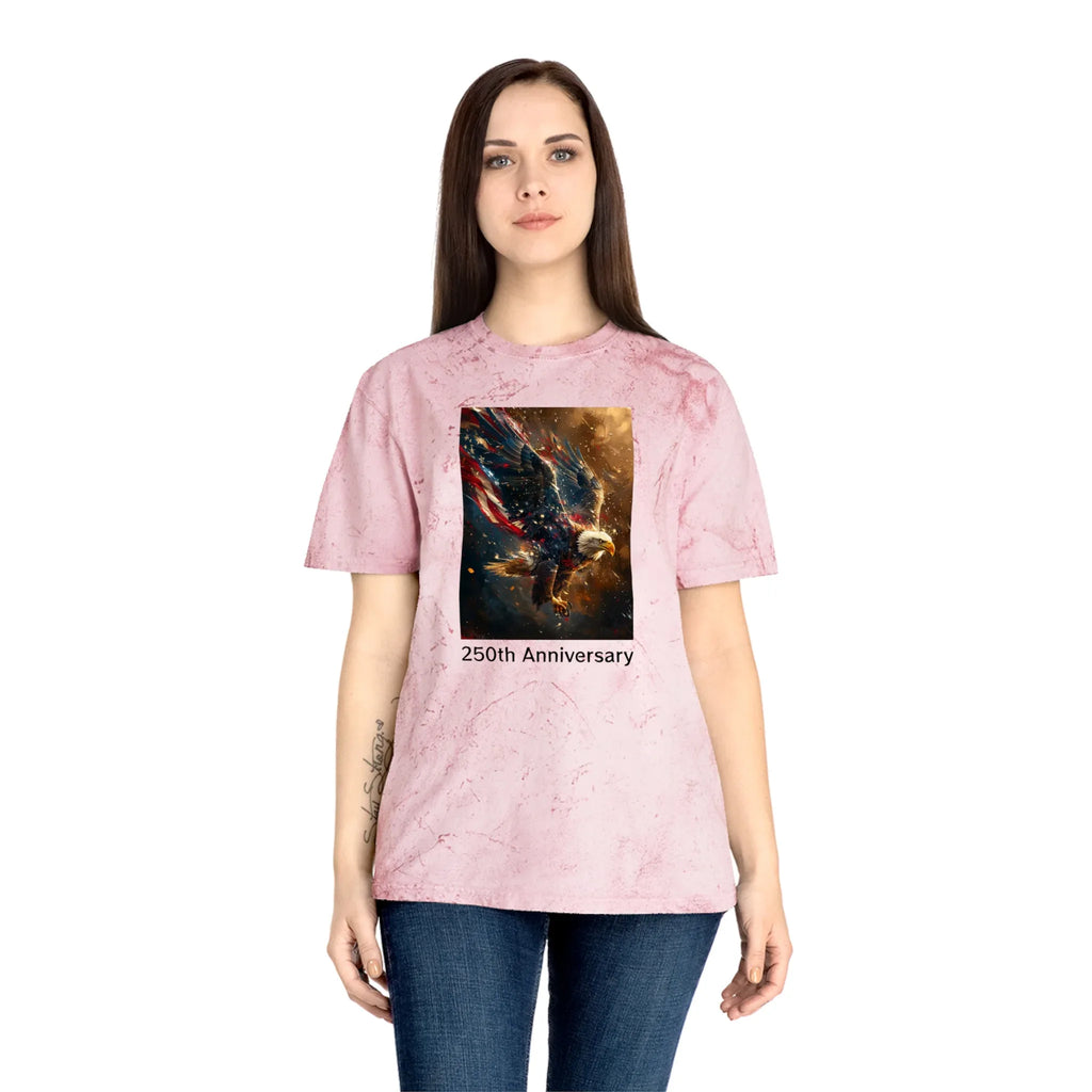 Unisex Color Blast T-Shirt - 250 USA Celebration