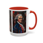 Historical Portrait Accent Mug — Patriotic Vintage-Style Coffee Cup