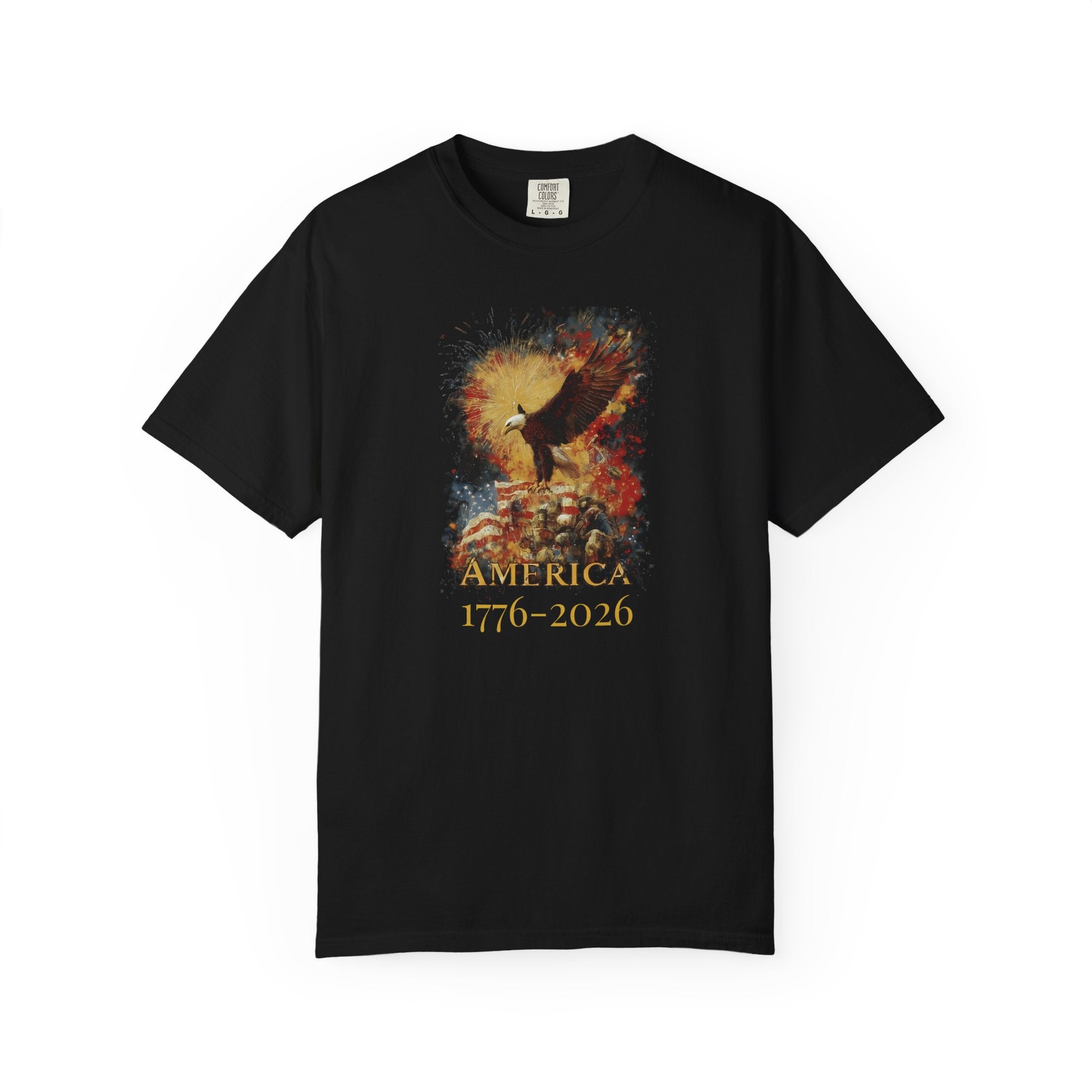 Patriotic Eagle T-Shirt America 1776-2026 Independence Tee