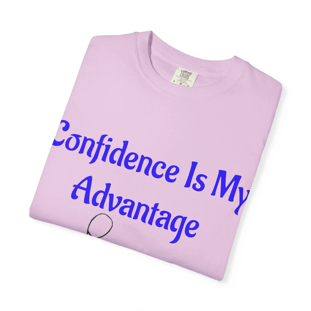 Confidence Is My Advantage Tennis Player T-Shirt | Tennis Quote Tee - 250 USA Celebration
