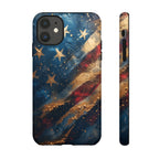 Distressed American Flag phone case | tough cases - 250 USA Celebration