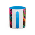 Abstract Colorful Brushstroke Mug | 11oz 15oz Ceramic - 250 USA Celebration