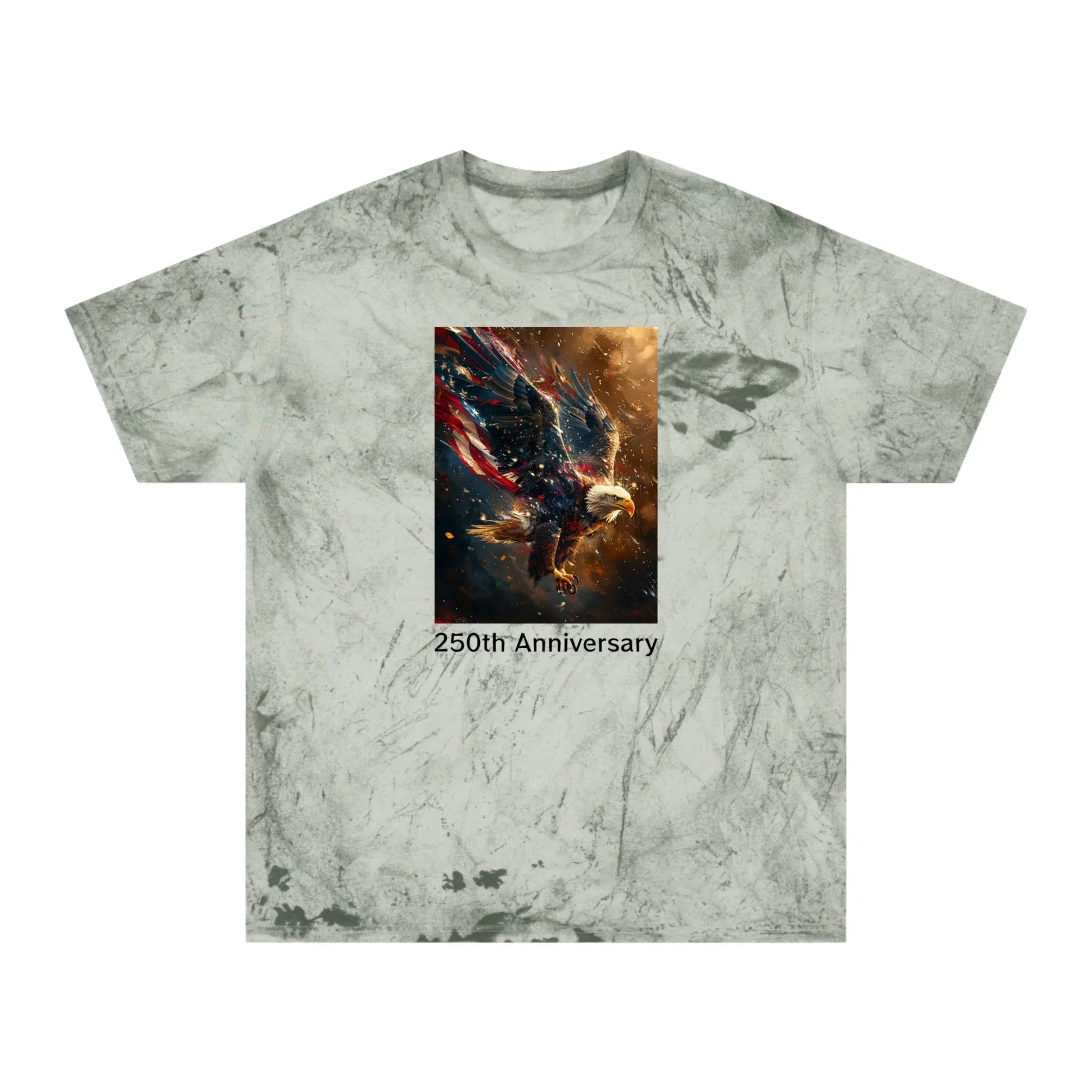 Unisex Color Blast T-Shirt - 250 USA Celebration