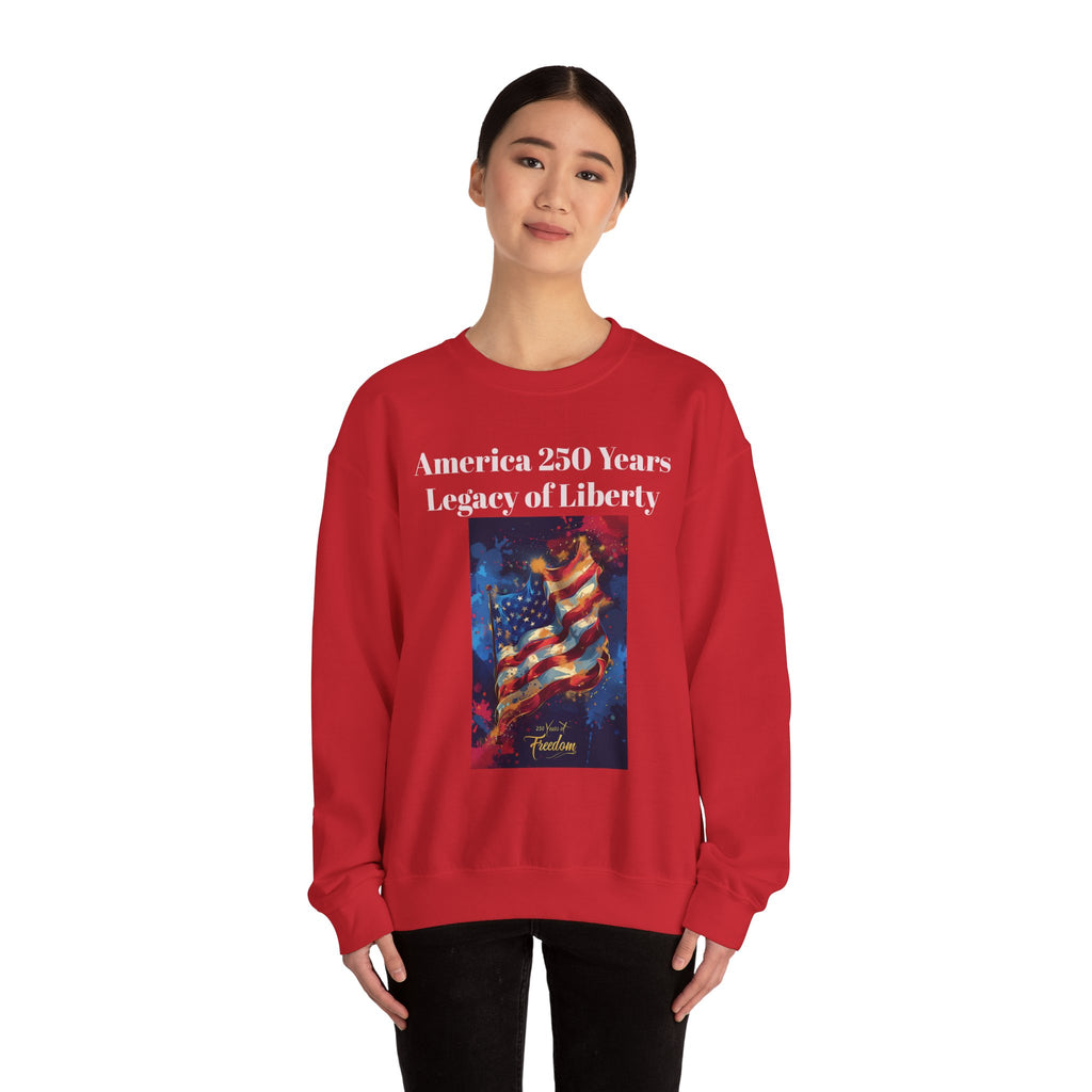 America 250 Years Legacy of Liberty Crewneck Sweatshirt