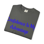 Confidence Is My Advantage Tennis Player T-Shirt | Tennis Quote Tee - 250 USA Celebration