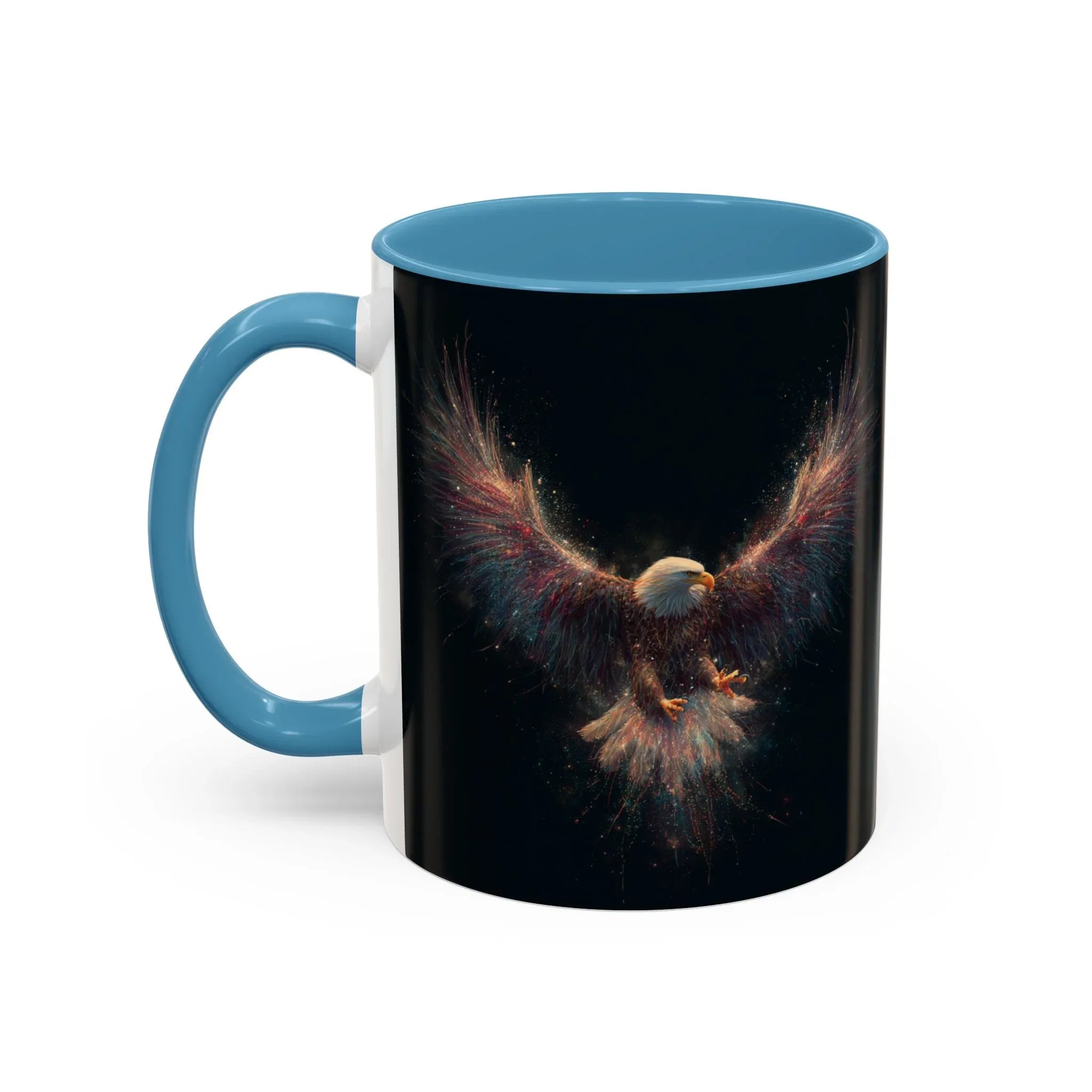 Fiery Flying Eagle Mug | Accent Coffee Mug 11oz 15oz - 250 USA Celebration