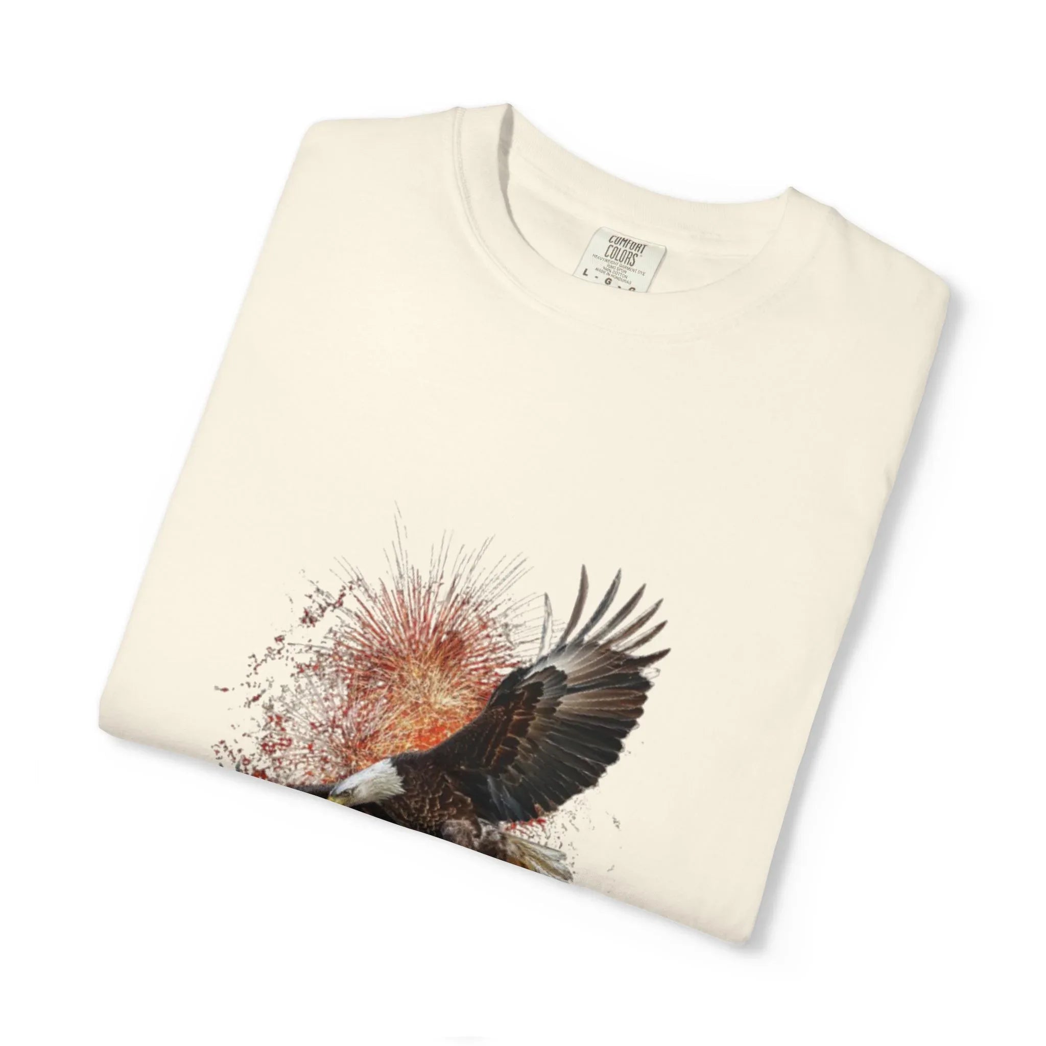 Eagle Illustration Happy Birthday America 250 T-Shirt | Patriotic Bald Eagle Tee - 250 USA Celebration