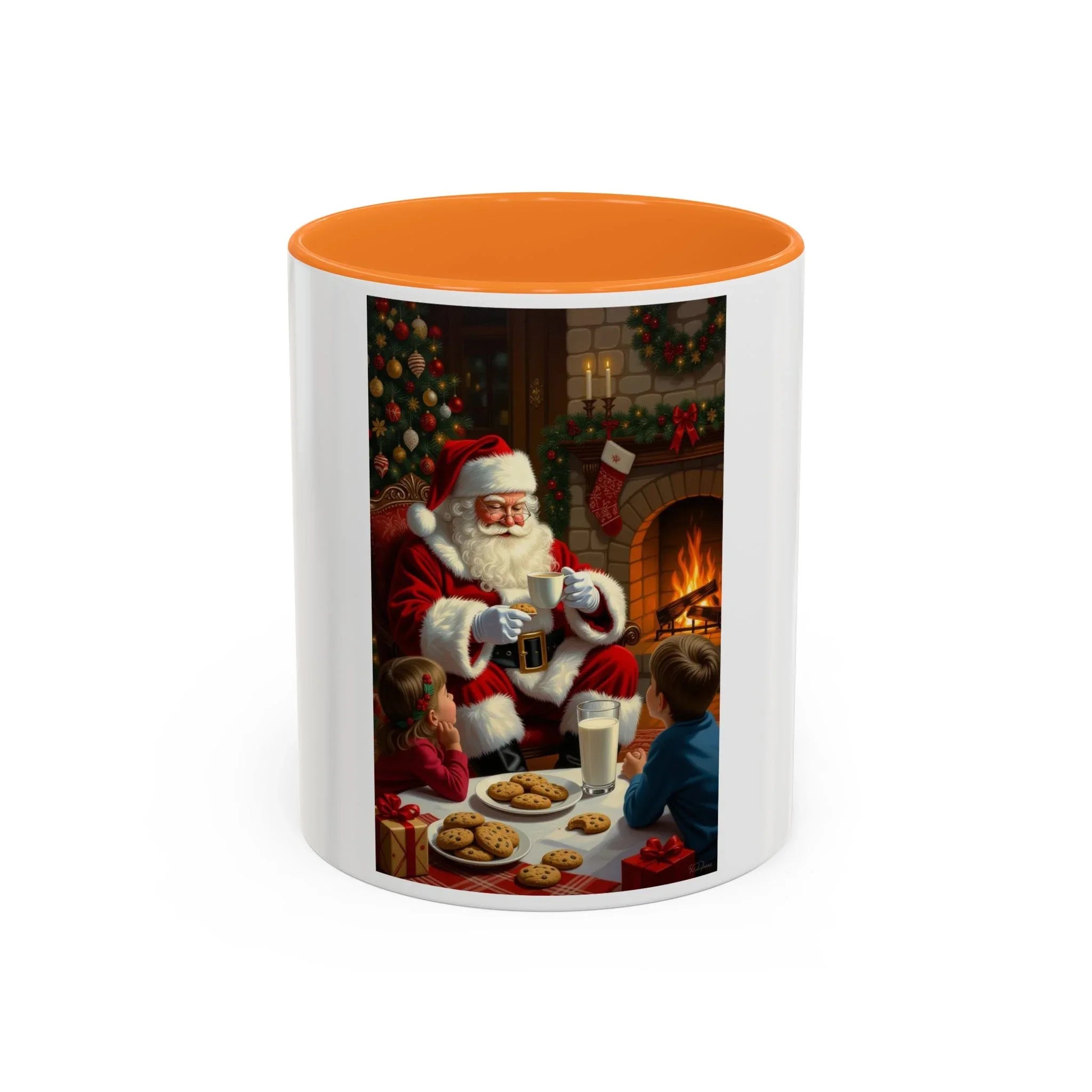 Christmas Santa Mug, Holiday Coffee Mug, Festive Drinkware, Cute Santa Cup, Winter Decor, Gift for Kids - 250 USA Celebration