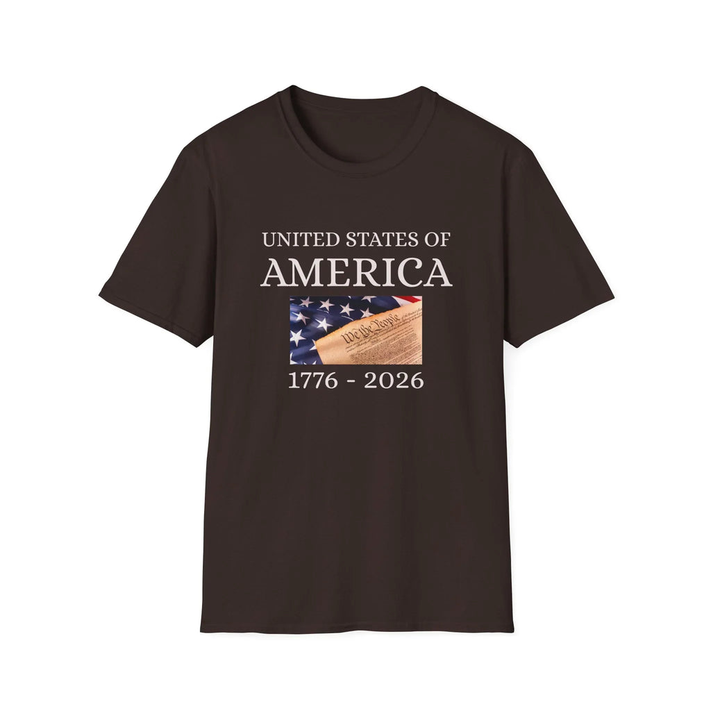 Unisex Softstyle T-Shirt - 250 USA Celebration