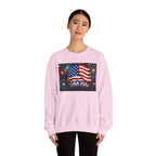 USA 250 American Flag Sweatshirt | 250th United States Celebration - 250 USA Celebration