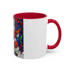 Colorful Mugs (11oz, 15oz) Santa Claus Coffee Cup, Santa Claus Coffee Mug - 250 USA Celebration