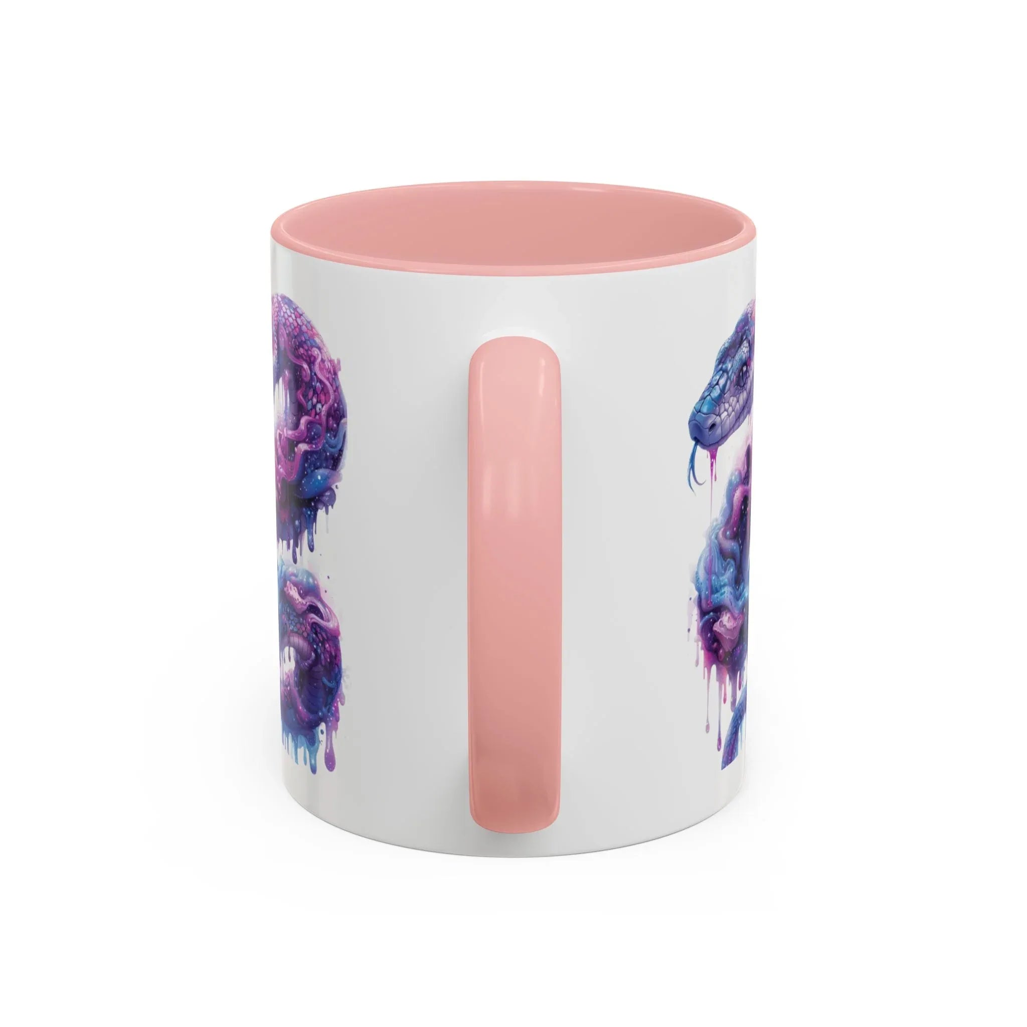 Psychedelic Ouroboros Snake Mug | Rainbow Galaxy Fractal Mushrooms - 250 USA Celebration