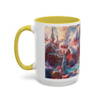 Festive Santa in Candy Wonderland mug | Holiday Christmas ceramic mug - 250 USA Celebration