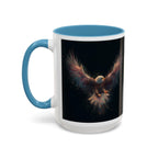 Fiery Flying Eagle Mug | Accent Coffee Mug 11oz 15oz - 250 USA Celebration