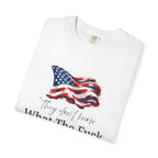 Patriotic Humor T-Shirt - Funny Graphic Tee, Independence Day, Gift for Veterans, Casual Wear, Unique Statement Shirt