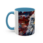 Patriotic Eagle Coffee Mug - Bold American Bald Eagle Art (11/15oz)