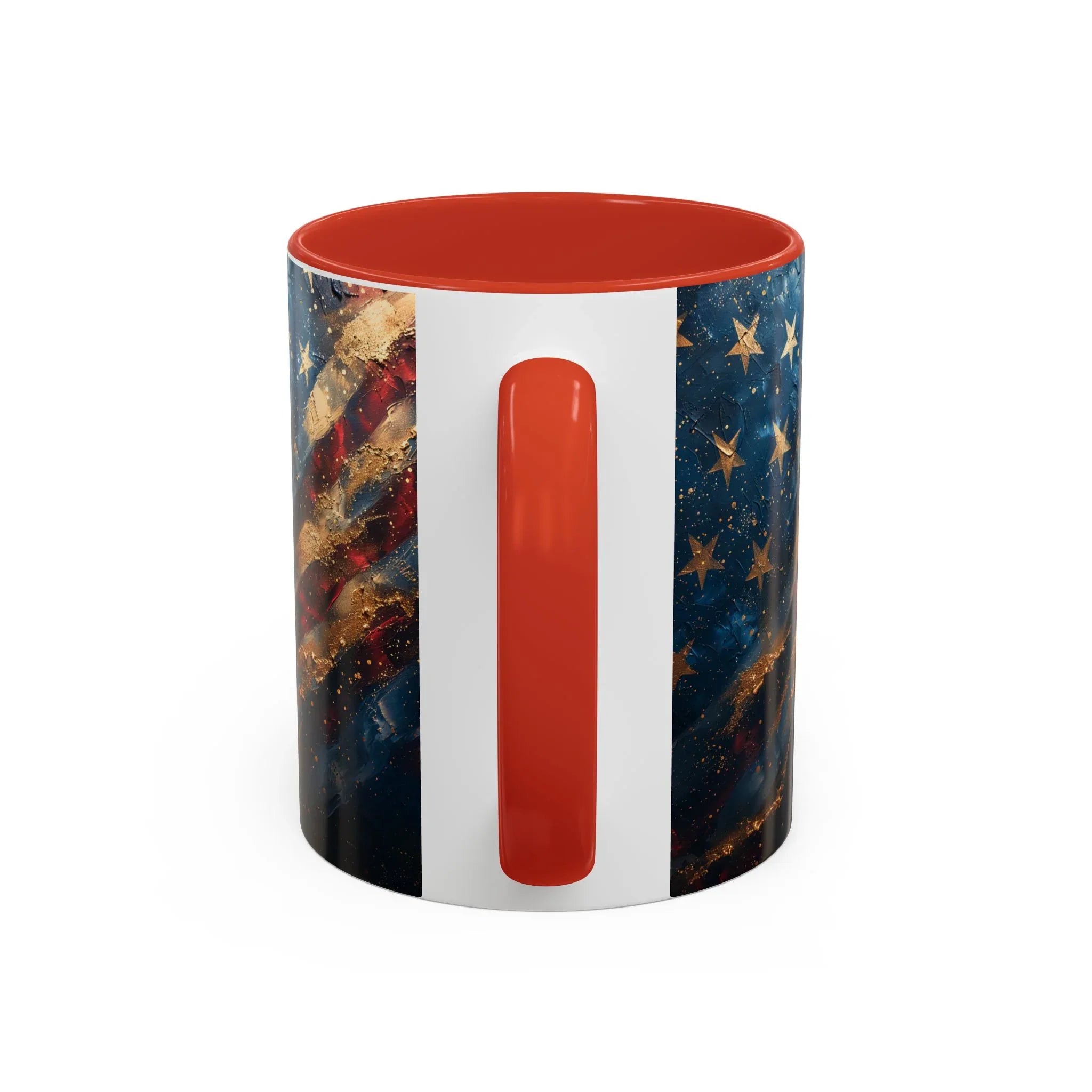 Vintage American Flag Mug | Accent Coffee Mug 11oz 15oz - 250 USA Celebration