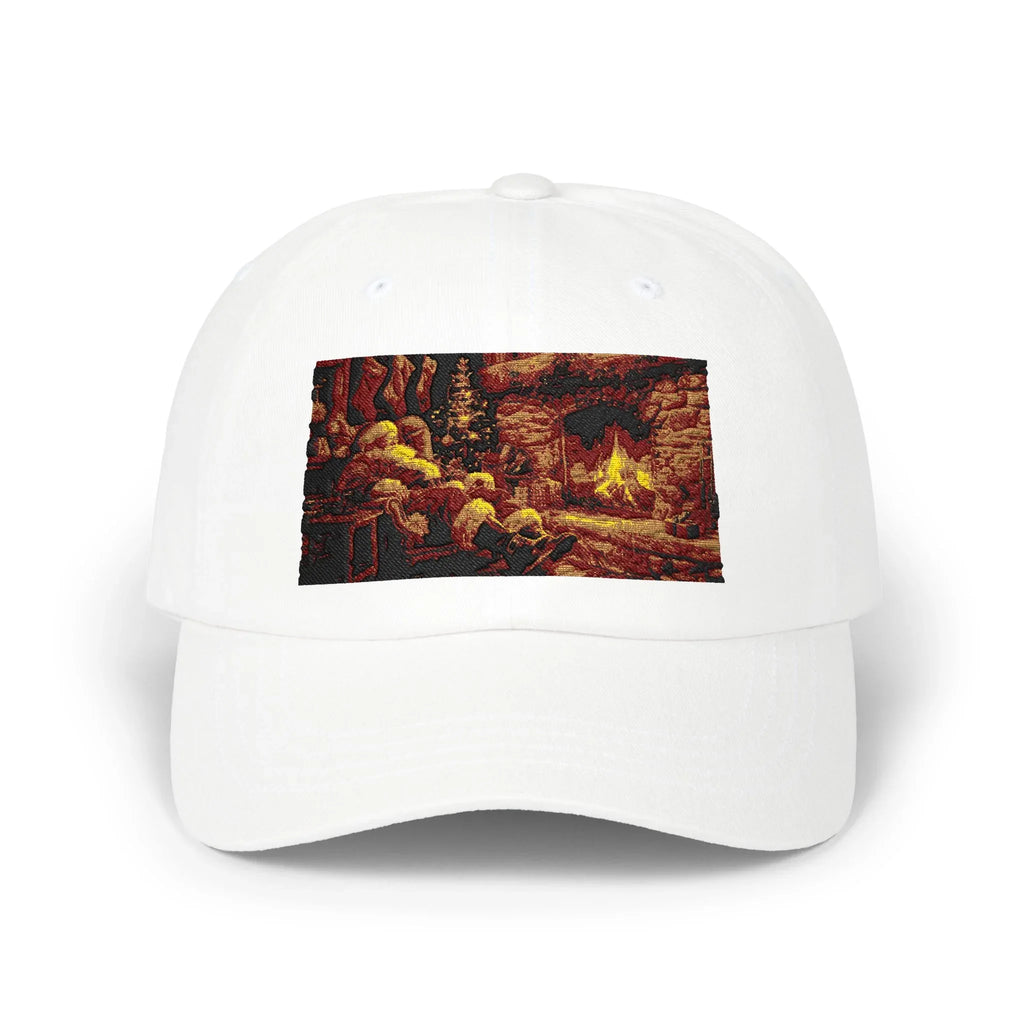 Cap, Santa Claus Christmas Hat, Winter Holiday Baseball Cap, Festive Santa Beanie, Classic Dad Cap - 250 USA Celebration