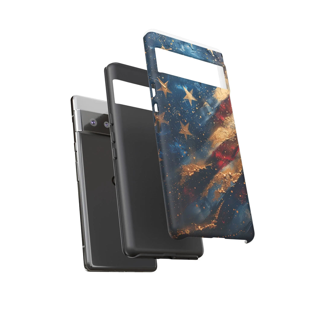 Distressed American Flag phone case | tough cases - 250 USA Celebration