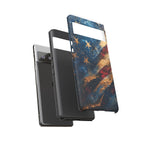 Distressed American Flag phone case | tough cases - 250 USA Celebration