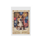 Patriotic Corgi USA Semiquincentennial Garden Flag