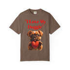 Cute French Bulldog Puppy Holding Red Heart T-shirt | Dog Lover Cartoon - 250 USA Celebration