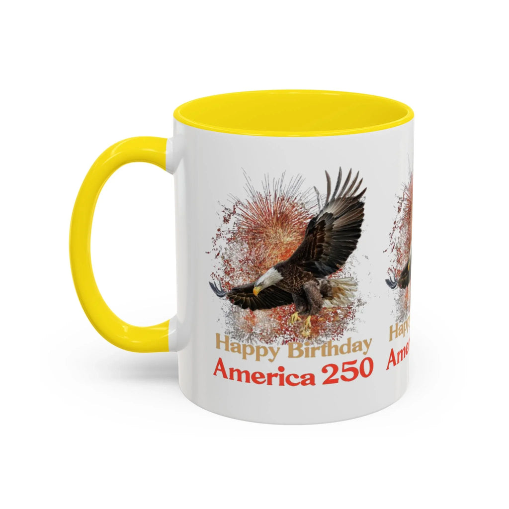 Accent Coffee Mug (11, 15oz) - 250 USA Celebration