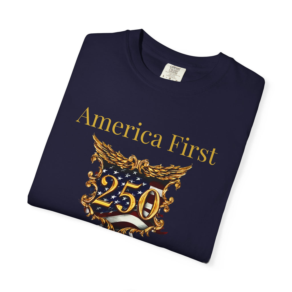 Official America First 250th Anniversary Patriotic Tee