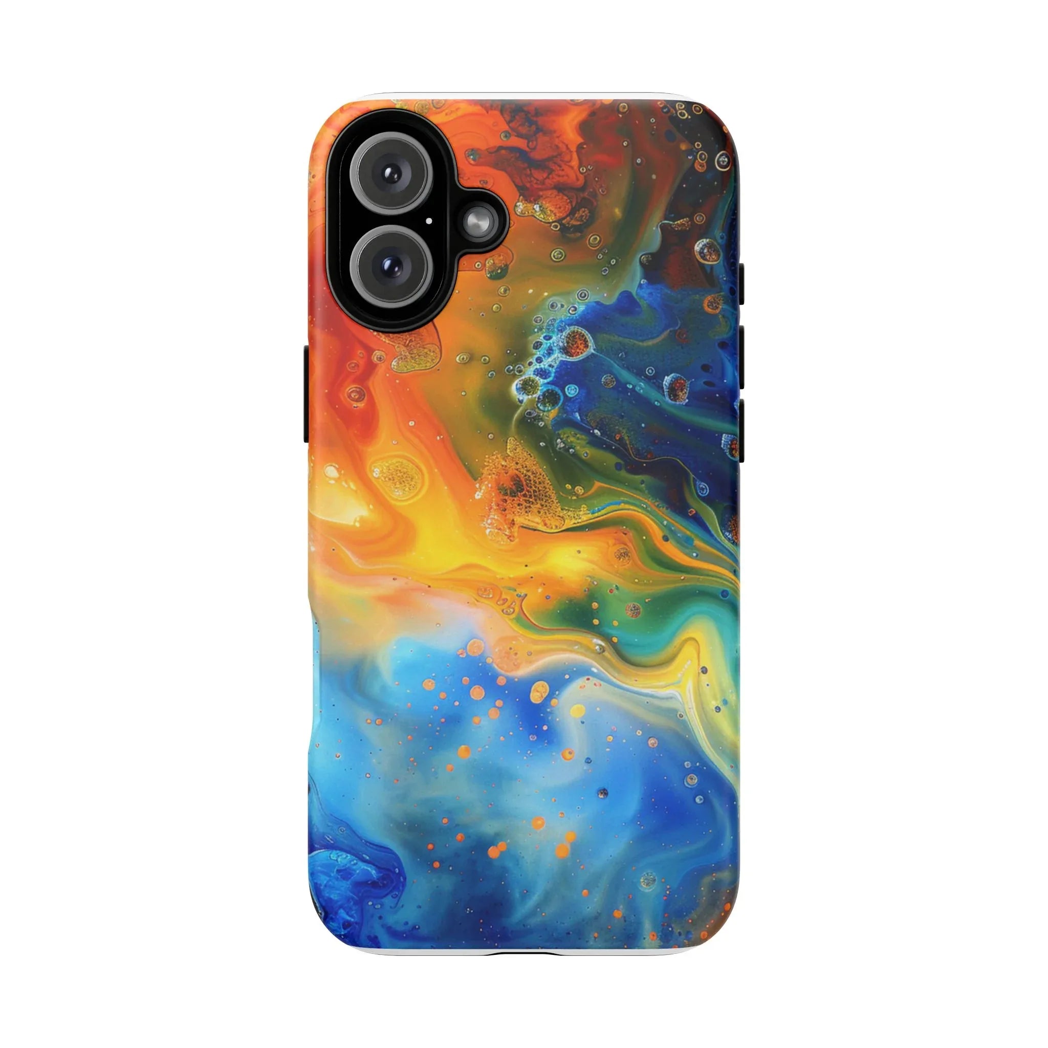 Abstract Colorful Swirl Phone Case | Tough Protective iPhone Cover - 250 USA Celebration