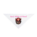 Pet Bandana — "Red, White & Woof" Patriotic Dog Bandana