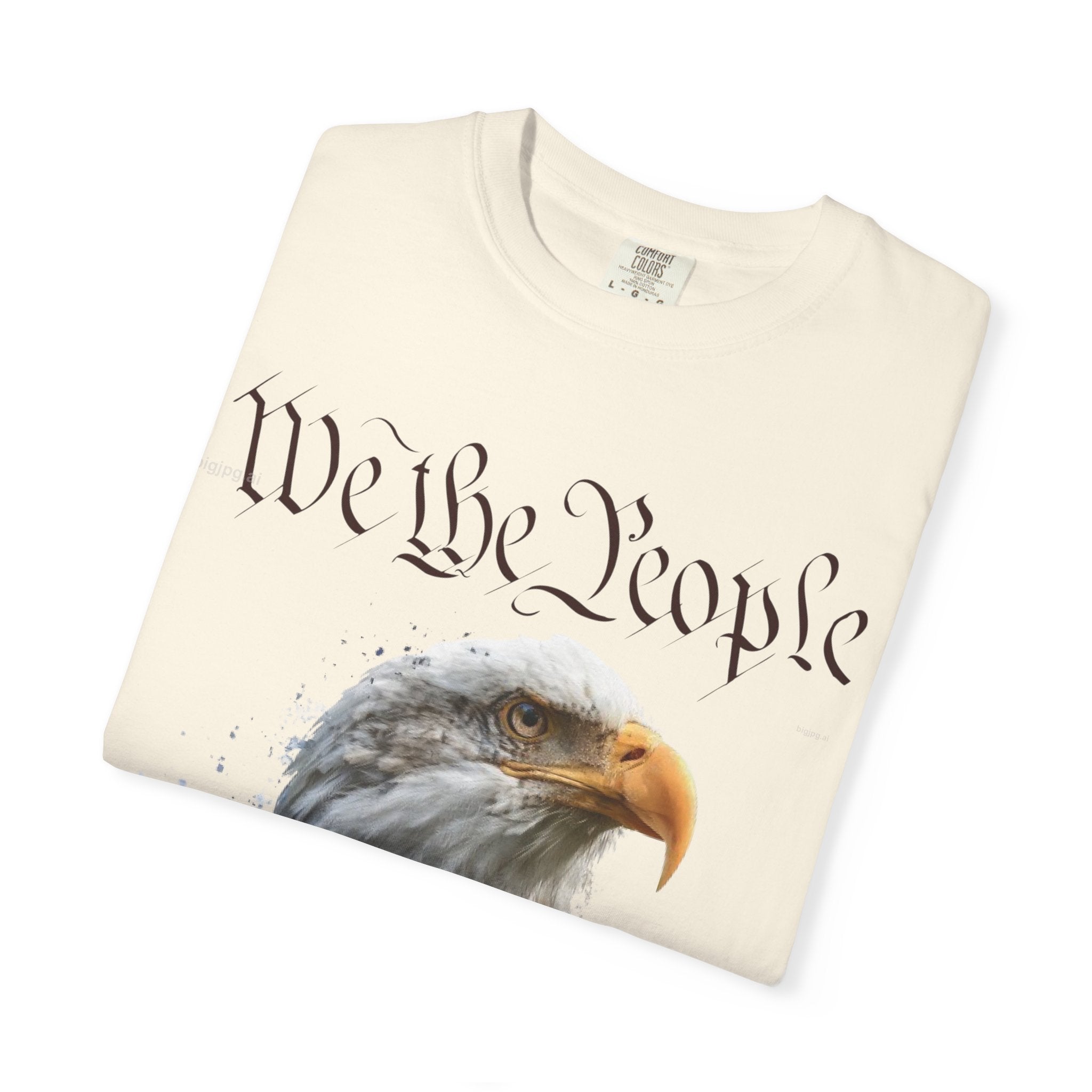 The Guardian of 1776 – Premium 250th Anniversary Portrait Tee - We the People Eagle T‑Shirt — Patriotic American Flag Tee