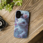 Goth Axolotls Tough Cases | Cute Creepy Axolotl Phone Case, Gloomycore Aesthetic - 250 USA Celebration