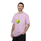 Tennis Ball LOVE T-Shirt | Tennis Lover Shirt, Sports Graphic Tee - 250 USA Celebration