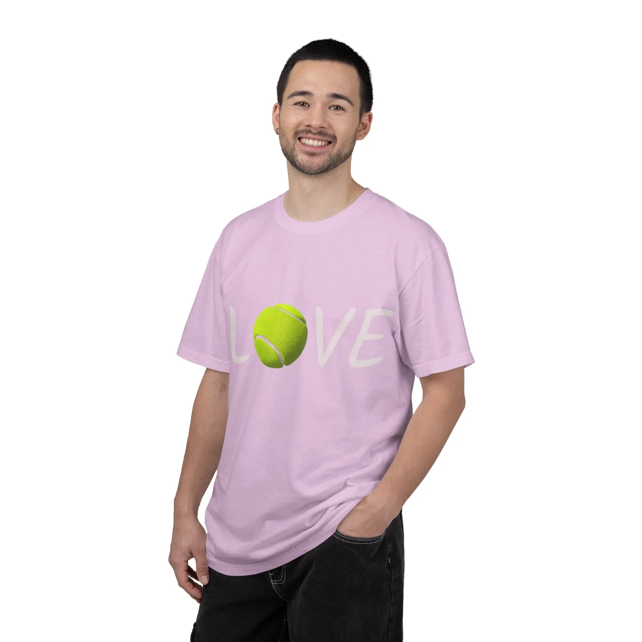 Tennis Ball LOVE T-Shirt | Tennis Lover Shirt, Sports Graphic Tee - 250 USA Celebration