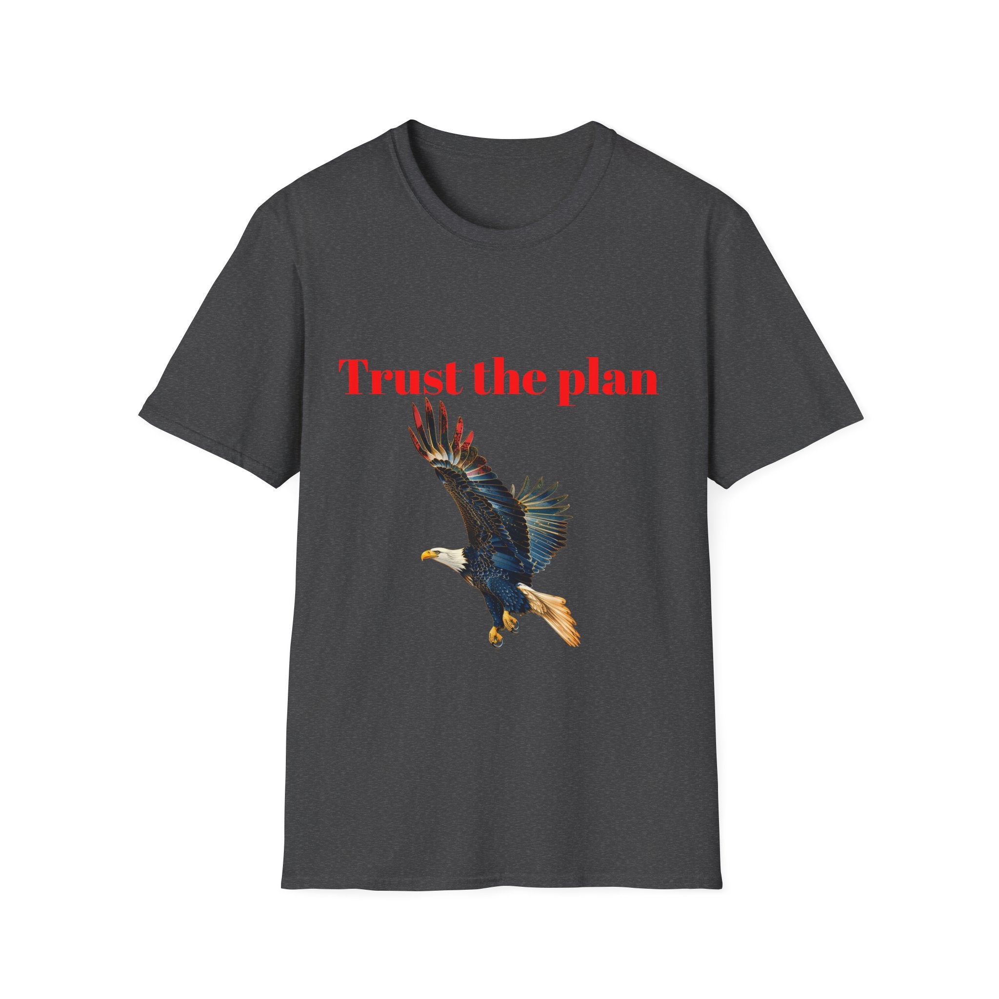 Trust the Plan eagle T-Shirt | Flying Bald Eagle graphic tee