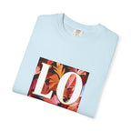 LOVE Floral Block T-Shirt | Tropical Flowers Typography - 250 USA Celebration