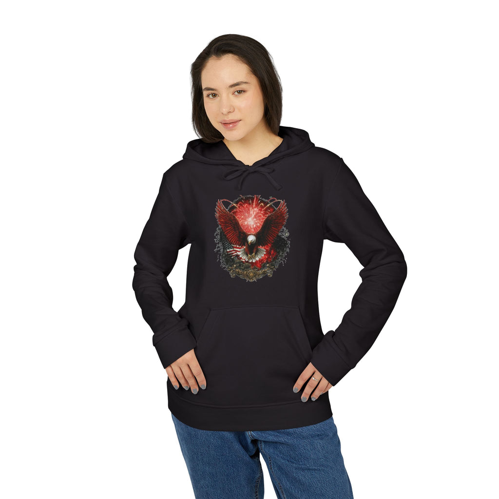 Official 250th Anniversary Exploding Freedom Bald Eagle Hoodie