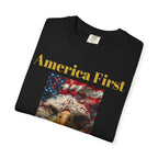 T-Shirt — "America First" Bald Eagle Graphic Tee