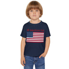 All American Kid Toddler T-Shirt — Patriotic Flag Tee for 4th of July & Memorial Day