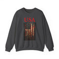 Patriotic Eagle Sweatshirt, USA Flag Crewneck, Unisex Casual Wear, Independence Day Outfit, All-American Style, Gifts for Veterans - 250 USA Celebration
