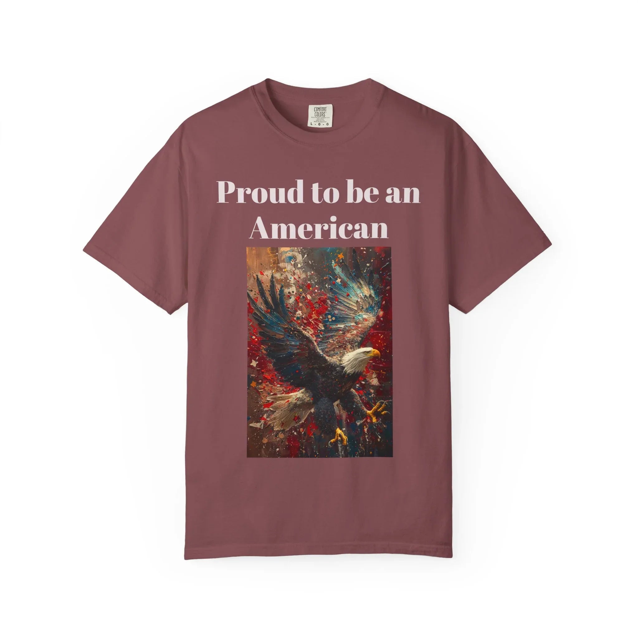 Patriotic Eagle T-Shirt, Proud to be an American Tee, Unisex Graphic T-Shirt, Independence Day Gift, Casual Wear, Eagle Design Shirt - 250 USA Celebration