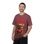 Cute French Bulldog Puppy Holding Red Heart T-shirt | Dog Lover Cartoon - 250 USA Celebration