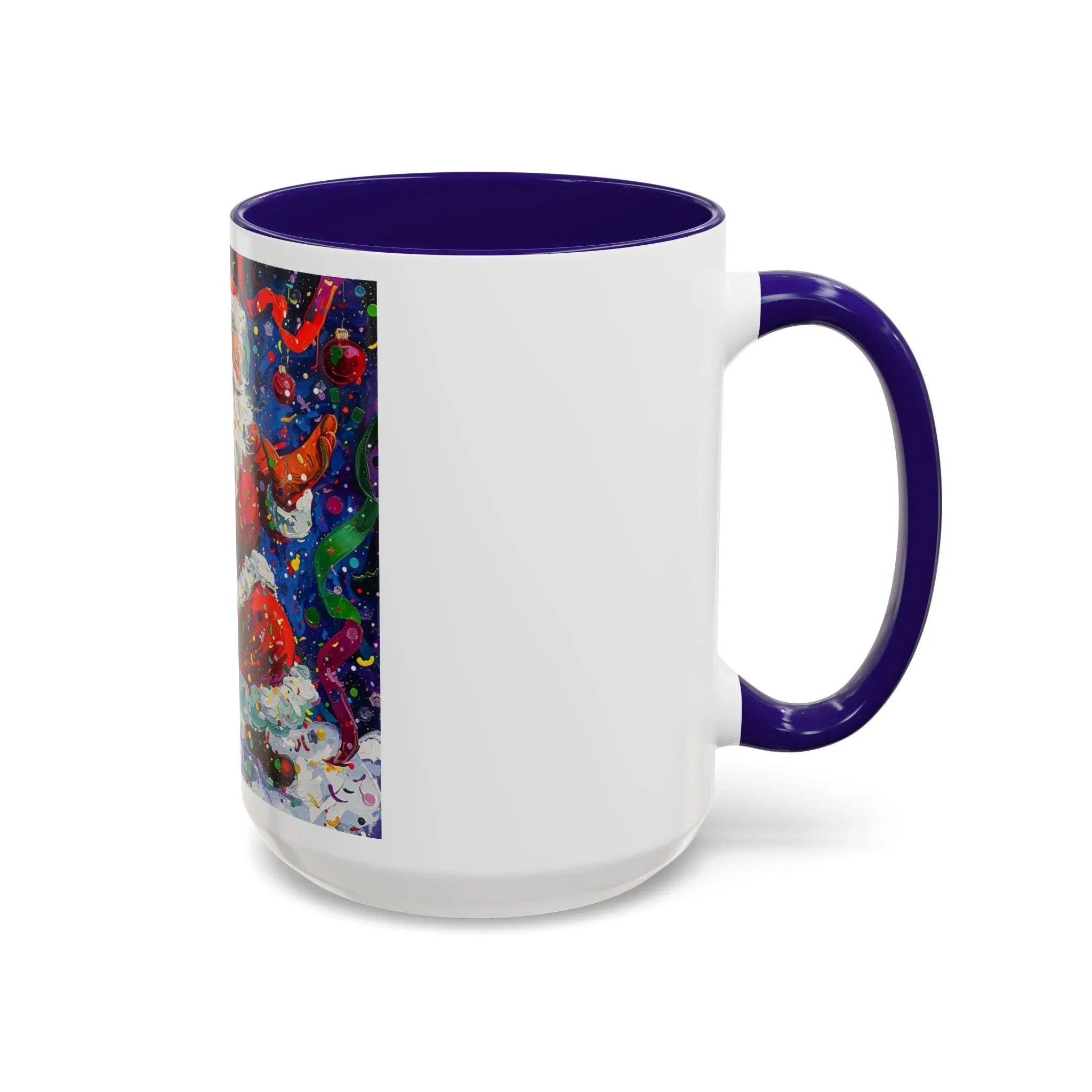 Colorful Mugs (11oz, 15oz) Santa Claus Coffee Cup, Santa Claus Coffee Mug - 250 USA Celebration