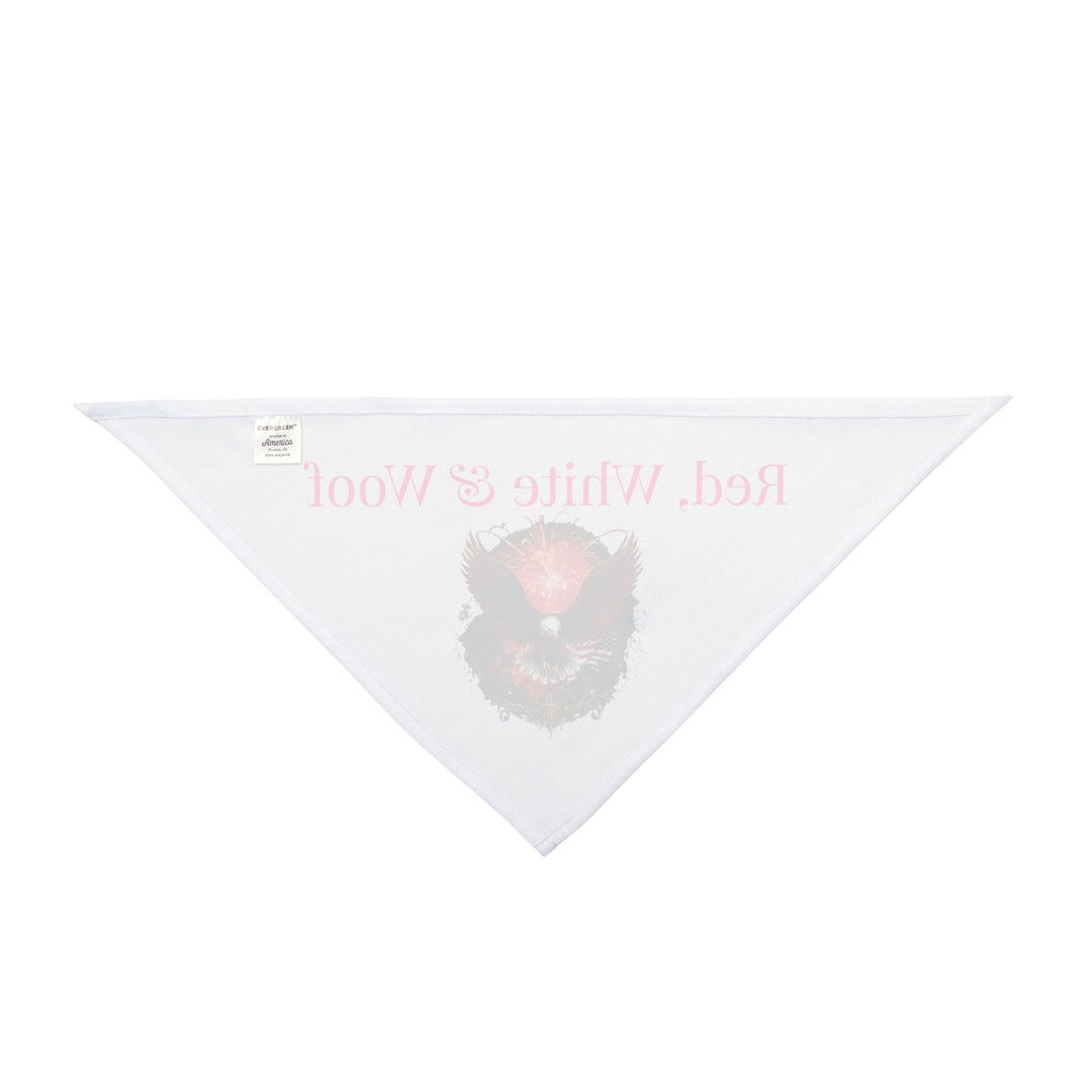 Pet Bandana — "Red, White & Woof" Patriotic Dog Bandana